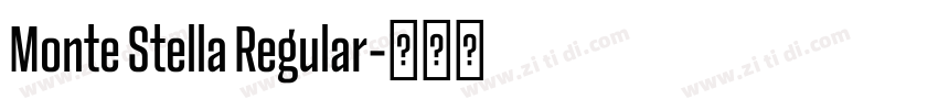Monte Stella Regular字体转换